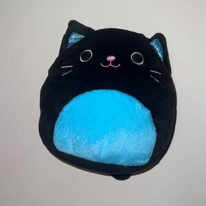 Squishmallow Black and Blue cat